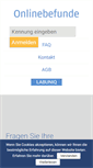 Mobile Screenshot of onlinebefunde.at